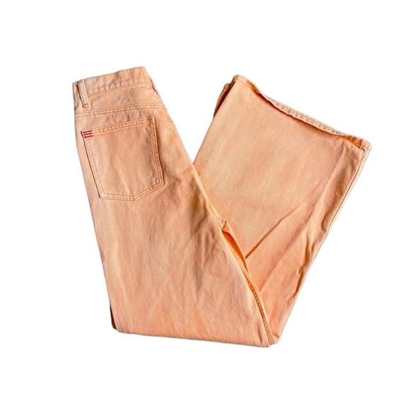 BDG Pants - Orange/Peach Low A-Wide BDG Urban Outfitters Jeans